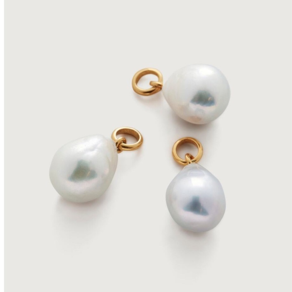 MONICA VINADER Gold and Pearl Charms
